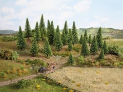 Noch 26827 Model Ladin Ağaçları, 10 Adet, 16-19 cm. Diorama Malzemesi
