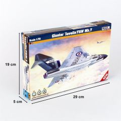 Mistercraft D026 1/72 Gloster Javelin FAW MK.7 Savaş Uçağı Demonte Plastik Maketi