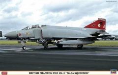 Hasegawa 9970 1/48 Ölçek British Phantom FGR Mk.2 NO.56 Squadron (Limited Edition) Savaş Uçağı Plastik Model Kiti
