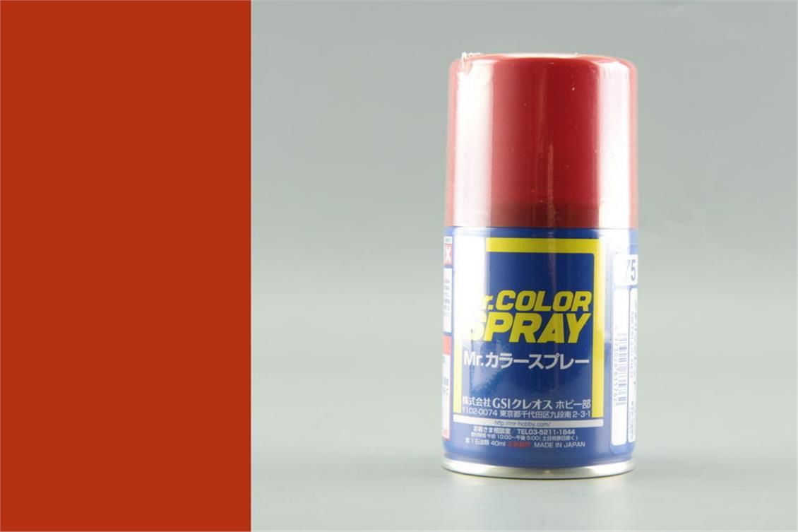 Gunze S075 100 ml. Metallic Red, Sprey Mr.Color Serisi Maket Boyası