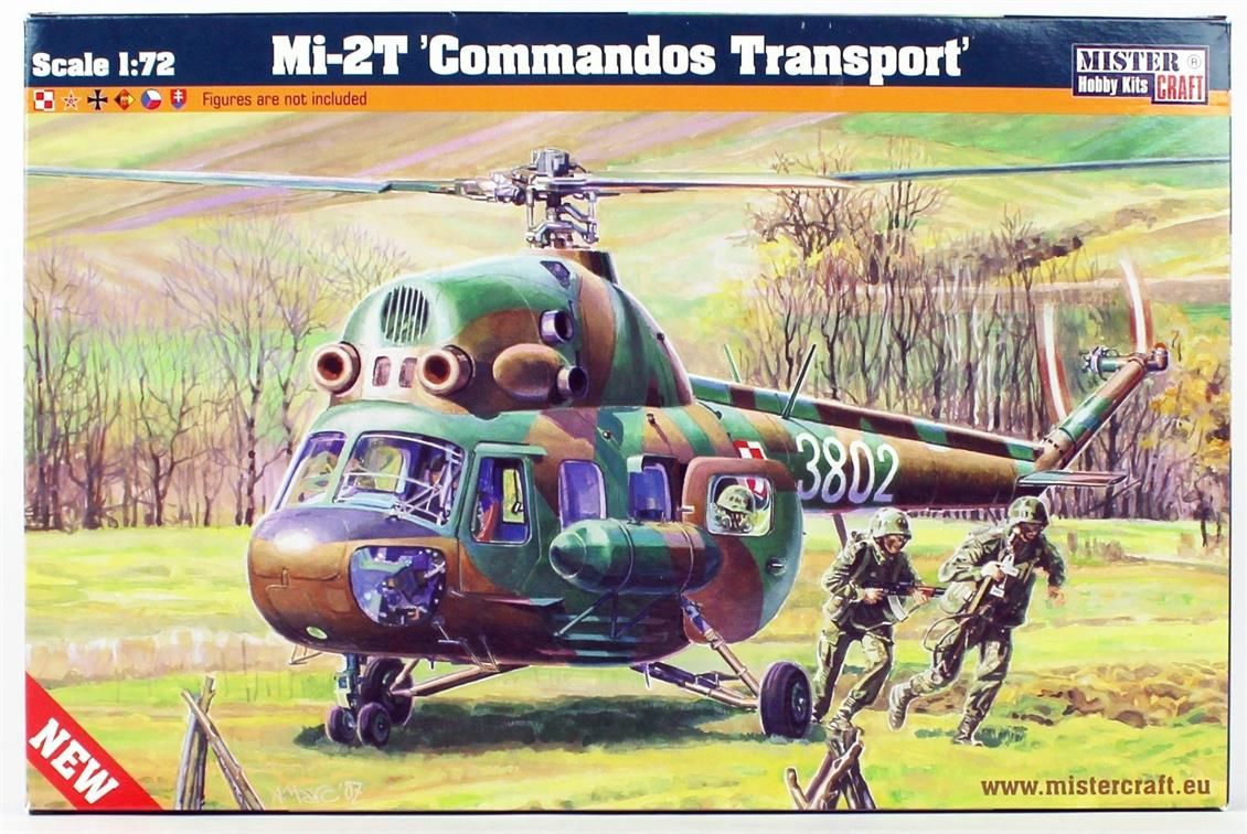 Mistercraft D152 1/72 Mi-2T (Komando) Helikopteri Demonte Plastik Maketi