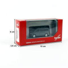 Herpa 028738-003 1/87 Ölçek VW T6 Multivan, Pure Gri, Sergilemeye Hazır Model Araç