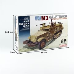 Dragon 3597 1/35 Ölçek IDF M3 Yarı Paletli Havan Topu Taşıyıcı Plastik Model Kiti