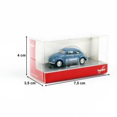 Herpa 022361-008 1/87 Ölçek VW Käfer´96, Mavi, Sergilemeye Hazır Model Araç
