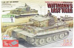 Dragon 6800 1/35 Ölçek Tiger 1, Geç Dönem Wittmann'ın Son Tankı Plastik Model Kiti
