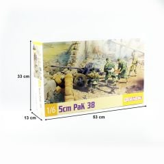 Dragon 75016 1/6 Ölçek 5cm PaK 38 Topu Plastik Model Kiti
