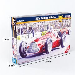 Mistercraft D222 1/24 Alfa Romeo Alfetta Yarış Arabası Demonte Plastik Maketi