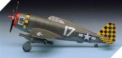 Academy 12492 1/72 P-47D Thunderbolt (Razor Back) Savaş Uçağı Demonte Plastik Maketi