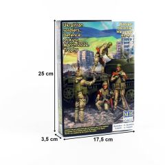 Masterbox  35223 1/35 Ölçek, Ukrayna Askerleri, Kiev Savunması Mart 2022, Plastik Figür Kiti