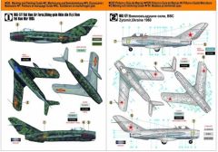 Mistercraft F002 1/48 Mig-17F Fresco Savaş Uçağı Demonte Plastik Maketi