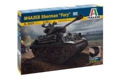 Italeri 6529S 1/35 M4A3E8 Sherman (Fury) Tank Demonte Plastik Maketi