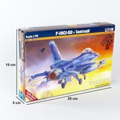 Mistercraft D116 1/72 1/72 F-16CJ-52+ (Şahin) Savaş Uçağı Demonte Plastik Maketi