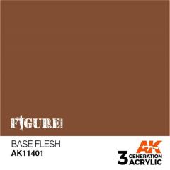 AK Interactive 11401 17 ml. Base Flesh, Figürler için Akrilik Maket Boyası