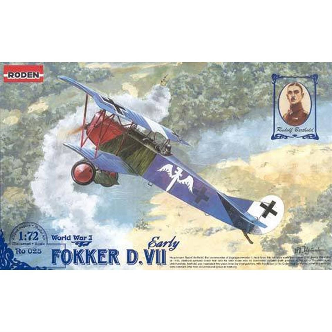 025 1/72 Fokker D.VII early