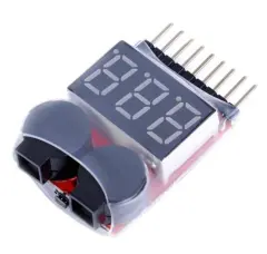 Lipo Battery 2-8S Voltaj Tester & Buzzer