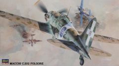 Hasegawa JT32 09132 1/48 Ölçek Macchi C.202 Folgore Savaş Uçağı Plastik Model Kiti