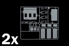 Italeri 1326S 1/72 Uçak Gemisi Güverte Egzost Kalkanı Demonte Plastik Maketi