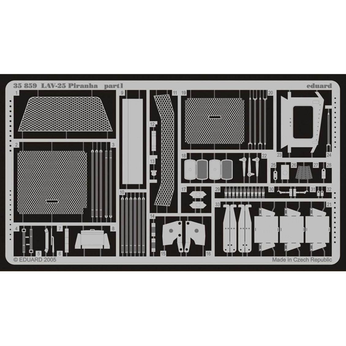 35859 1/35 LAV-25 PİRANHA DETAY SETİ - STD.PHOTO E