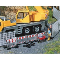 Faller 180435 1/87 İnşaat Alanı Bariyerleri,  240 mm. Demonte Plastik Maketi