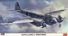 Hasegawa 02245 1/72 Ölçek Junkers Ju88C-6  Zerstörer (Limited Edition) Savaş Uçağı Plastik Model Kiti