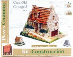 Domenech 3525 Eski İngiliz Kır Evi 3, 20x15x13 Cm. Demonte Taş Maketi