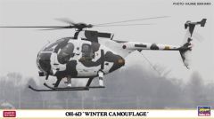 Hasegawa 07460 1/48 Ölçek OH-6D (Kış Kamuflajı) Helikopter (Limited Edition) Plastik Model Kiti