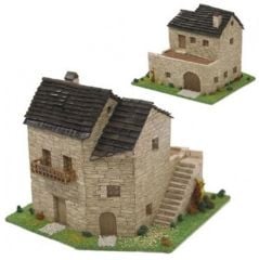 Domenech 3512 Kırsal Ev Tip.2, 1/87 Ölçek, 20 x20x14 Cm. Demonte Taş Maketi