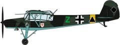 Hasegawa 08250 1/32 Ölçek Fieseler Fi156C Storch (Schlachtgeschwader 1) Savaş Uçağı (Limited Edition) Plastik Model Kiti