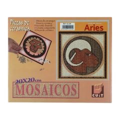 Domenech 2204 Koç Burcu Simgesi, 20x20 Cm. Demonte Mozaik Taş Puzzle