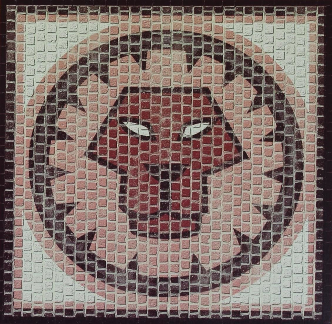 Domenech 2208 Aslan Burcu Simgesi, 20x20 Cm. Demonte Mozaik Taş Puzzle