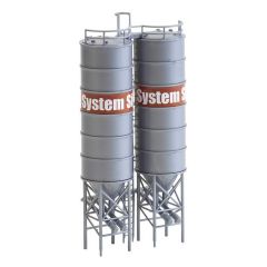 Faller 130476 1/87 Endüstriyel Silo ( 2 Adet ) Demonte Plastik Maketi