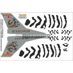 Babibi DBT01072 1/72 F-16C, Tigermeet 2005, Dekal Çıkartma