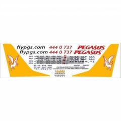 Babibi DAT01003 1/144 Pegasus, Boeing 737-800, Dekal Çıkartma