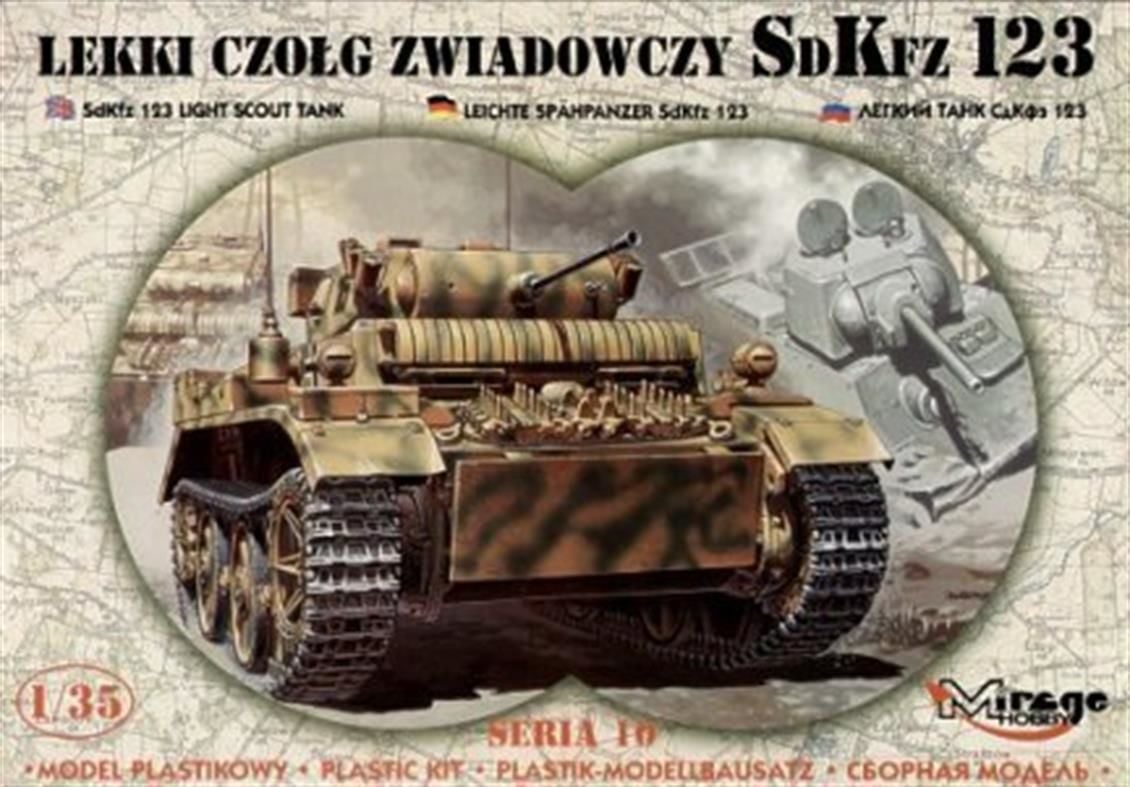 35108 1/35 SDKFZ 123 LIGHT RECCE TANK