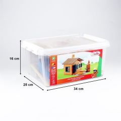 Teifoc 5210 Barbekülü Ev,Tuğla Yapı İnşa Kiti