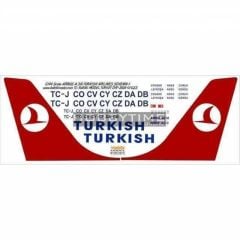 Babibi DAT01023 1/144 Thy, Airbus A310, Şema-1, Dekal Çıkartma