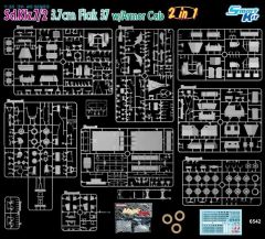 Dragon 6542 1/35 Ölçek Sd.Kfz.7/2 3.7cm FlaK 37 Uçaksavar Kamyonu Plastik Model Kiti