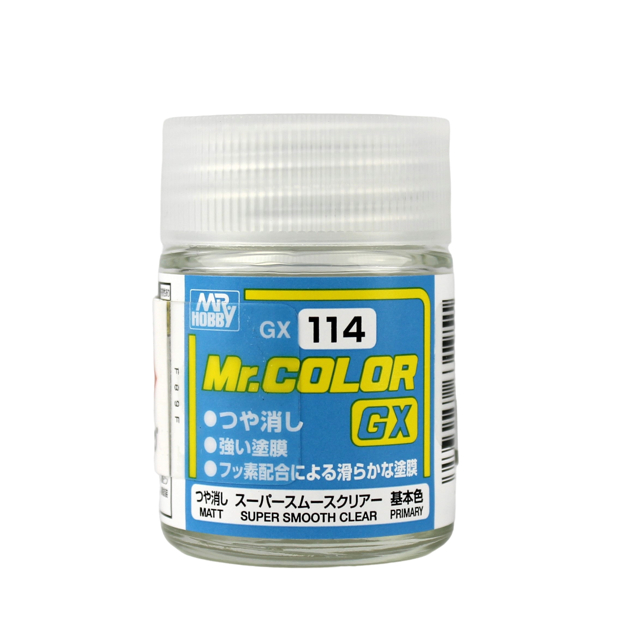 Gunze GX114 18 ml. Flat, Super Smooth Clear, Mr.color Serisi Model Boyası