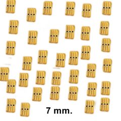 80014 BLOK VE PALANGA-15 ADET-AHŞAP - 7 MM.