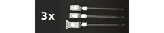 Gunze GT102B Mr.Almighty, Mafsallı, Parçaları Tutma Çubukları, 3 Adet