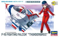 Hasegawa TH14 60124 F-16 Fighting Falcon Thunderbirds Savaş Uçağı (Eggplane Serisi) Plastik Model Kiti