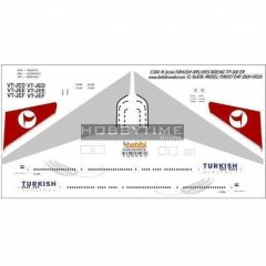 Babibi DAT01056 1/300 Thy, Boeing 777-300ER, Dekal Çıkartma