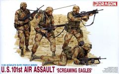 Dragon 3011 1/35 Ölçek ABD 101. Hava İndirme Tümeni (Screaming Eagles) Asker Figürleri Plastik Model Kiti