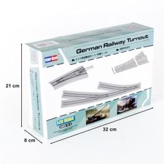 82909 1/72 GERMAN RAİLWAY TURNOUT TRACK