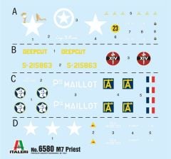 Italeri 6580S 1/35 M7 Priest Tank Demonte Plastik Maketi