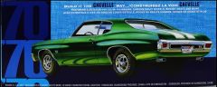 AMT 1143M 1/25 1970 Chevy Chevelle SS Araba Demonte Plastik Maketi