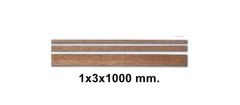 80141 AHSAP CITA- DARK BROWN SAPELLY-1X3X1000 MM-10 ADET