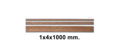 80142 AHSAP CITA- DARK BROWN SAPELLY-1X4X1000 MM-10 ADET
