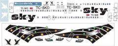 SKY003 1/144 SKY B737-400 BLACK EAGLE