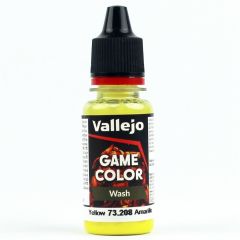 Vallejo 73208 17 ml. Yellow Wash, Game Color Serisi Model Boyası